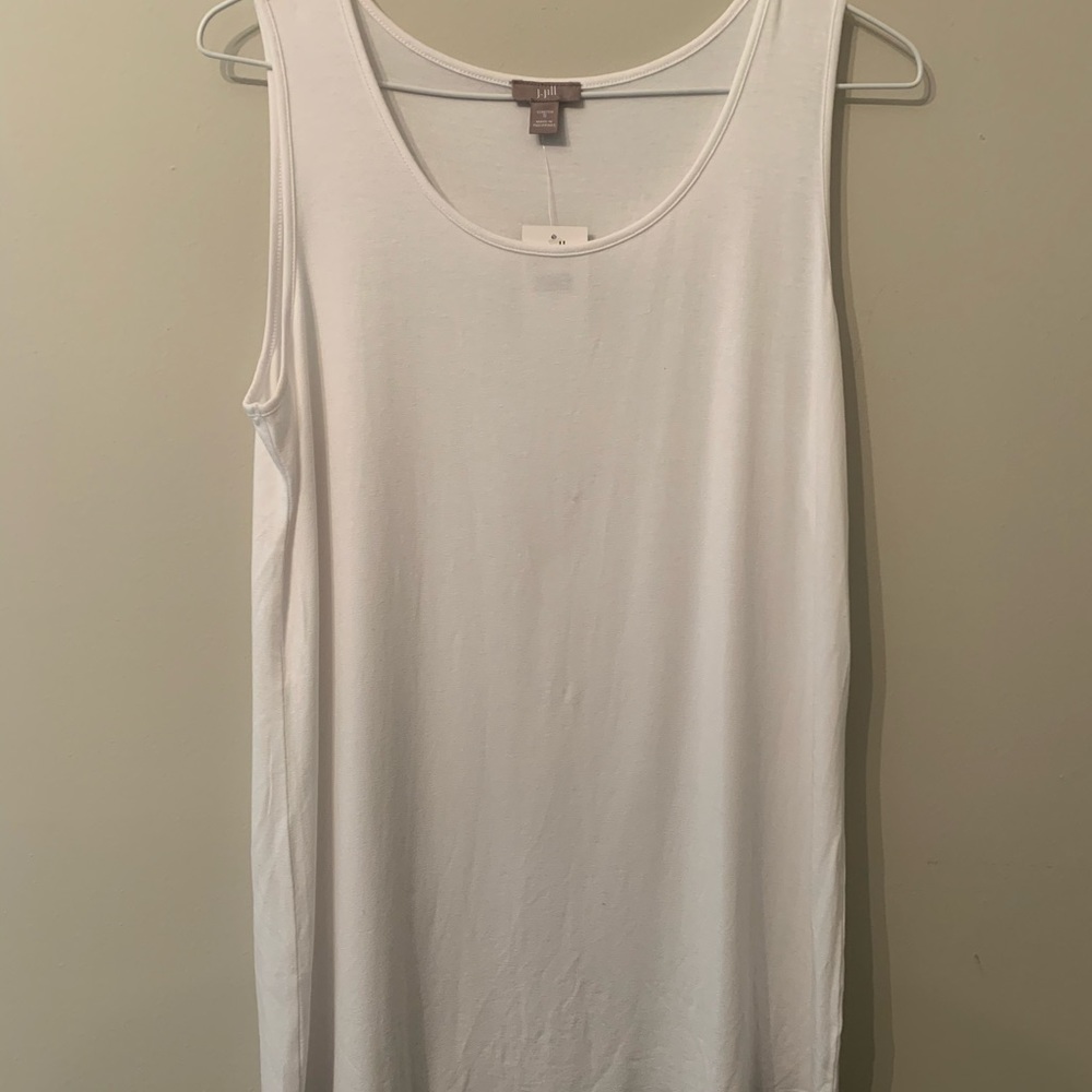 NWT J. Jill white tank top